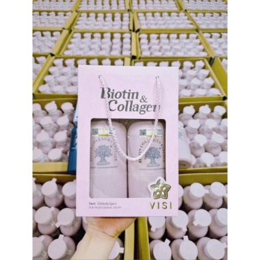 Cặp Dầu Gội Xả Hương Nước Hoa Biotin Collagen Essence Hồng - Phục Hồi Mềm Mượt Tóc, Giảm Giá 175k 3