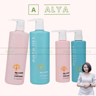 Cặp Dầu Gội Xả Mata Nee ALYA - Mượt, Ngừa Gàu, Ngăn Rụng Tóc - khô xơ - 170k