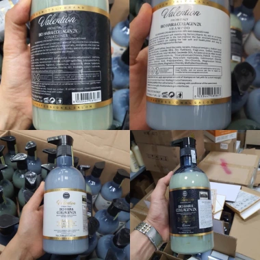 Cặp Dầu Gội Xả Valention Bio Hair Collagen 2X Hương Nước Hoa Dưỡng Phục Hồi Tóc Suôn Mượt 800ml