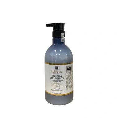 Cặp Dầu Gội Xả Valention Bio Hair Collagen 2X Hương Nước Hoa Dưỡng Phục Hồi Tóc Suôn Mượt 800ml