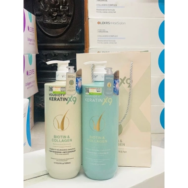 Cặp Dầu Gội Xả Voudioty Keratin X9 Biotin Collagen 1.000ml - Phục Hồi Tóc Hư Tổn Nặng, Giá chỉ 620.000đ 4 Cặp Dầu Gội Xả Voudioty Keratin X9 Biotin Collagen 1.000ml - Phục Hồi Tóc Hư Tổn Nặng, Giá chỉ 620.000đ 4