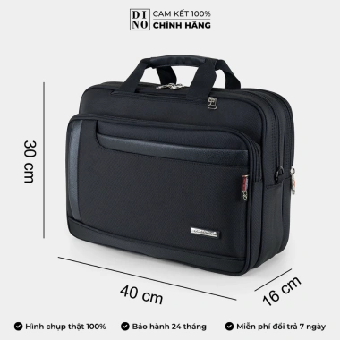 Cặp Đen Kim Long KL140 Cấp 2-3 Nam Nữ - Quai Balo & Quai Đeo Chéo, Chính Hãng 447k