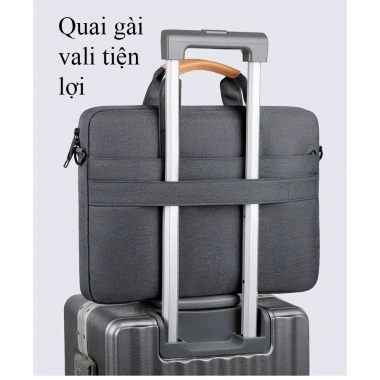 Cặp đeo chéo OUMANTU chống sốc laptop, túi đa năng, giảm giá 334k - Giá chỉ 407k