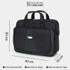 Cặp Đi Làm Công Sở Kim Long KL003 Đen - Quai Vai, Chống Nước, Đựng Laptop 15.6 inch 2