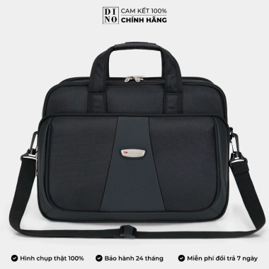 Cặp Đi Làm Công Sở Kim Long KL003 Đen - Quai Vai, Chống Nước, Đựng Laptop 15.6 inch 3