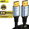 Cáp DisplayPort 1.4 NYT 8K60Hz 4K144Hz 2K165Hz - BH 12T Đổi Mới Giá 69.000 VND