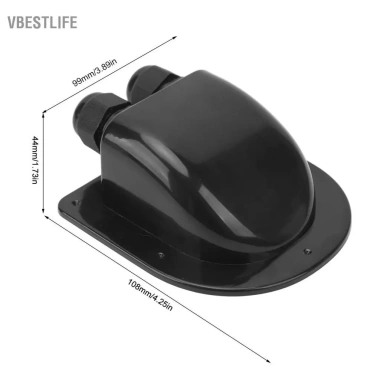 Cáp Đôi Aramox Năng Lượng Mặt Trời 6mm/8mm IP68, cổng kết nối cho RV & Du Thuyền - Đen 9