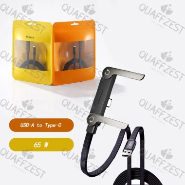 Cáp dữ liệu 2 trong 1 gập lại 240W/65W, giá đỡ sạc nhanh, Type-C sang Type-C & USB-A sang Type-C, 140.800₫ 8