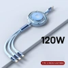 Cáp dữ liệu 3 trong 1 kính thiên văn 6A 120W siêu nhanh, trong suốt, hỗ trợ iOS, Type-C, Android – Giá chỉ 99.370₫ 10