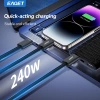 Cáp dữ liệu EAGET 240W Type C sang Type C bện Nylon, tương thích iPhone 16/15, iPad, Samsung - 37.400₫ 7