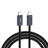 Cáp dữ liệu EAGET 240W Type C sang Type C bện Nylon, tương thích iPhone 16/15, iPad, Samsung - 37.400₫ 9