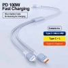 Cáp dữ liệu sạc nhanh 100W USB Type-C sang iOS, nylon đa chức năng 0.5-2m - Giá ưu đãi 169.860₫ 3