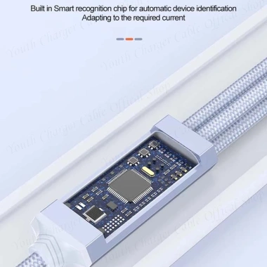 Cáp dữ liệu sạc nhanh 100W USB Type-C sang iOS, nylon đa chức năng 0.5-2m - Giá ưu đãi 169.860₫