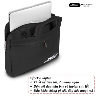 Cặp Đựng Laptop Chống Sốc Xbags Elegant XB 4.201 Đen Cao Cấp – Giá 229k, Thiết Kế Hiện Đại Sang Trọng