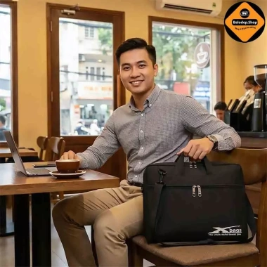Cặp Đựng Laptop Xbags Elegant XB4.201 Chống Sốc, Chống Thấm – Sang Trọng, Gọn Nhẹ, Chuẩn Công Sở, Giá Ưu Đãi 229k