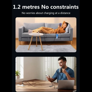 Cáp Elough 2in1 USB-C PD 60W - Sạc nhanh, truyền dữ liệu, C kép cho LIP15/16, Xiaomi - 109.890 VND