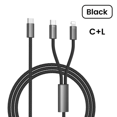 Cáp Elough 2in1 USB-C PD 60W - Sạc nhanh, truyền dữ liệu, C kép cho LIP15/16, Xiaomi - 109.890 VND