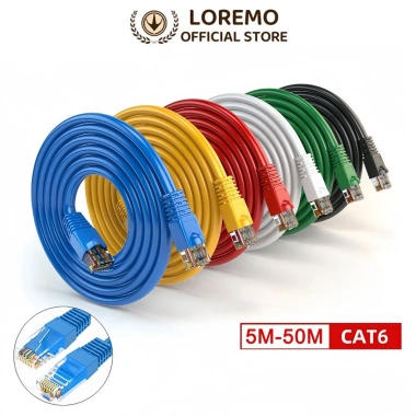 Cáp Ethernet CAT6 tốc độ cao, chuẩn ngoài trời, ổn định cho PC & laptop - 39.500₫