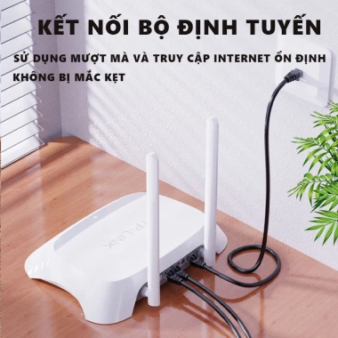 Cáp Ethernet CAT6 tốc độ cao, chuẩn ngoài trời, ổn định cho PC & laptop - 39.500₫