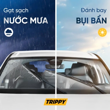 Cặp gạt mưa Hyundai TRIPPY, lưỡi gạt Nhật Bản, bảo hành điện tử, 297.999 VND 6