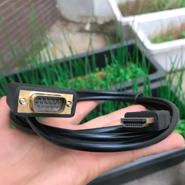 Cáp HDMI sang VGA không audio 1.8m - Dây dài, Giá chỉ 60.000đ, giảm từ 72.000đ