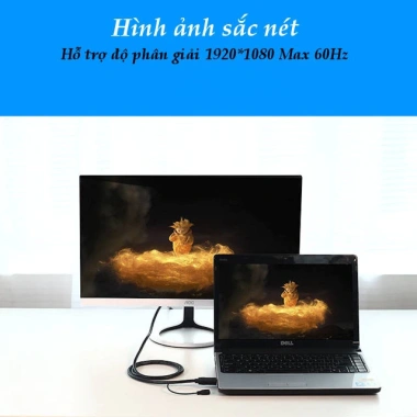 Cáp HDMI to VGA Ugreen 30.449 - Hỗ trợ 1.920x1.080P@60Hz, Giá chỉ 235.000₫ 7 Cáp HDMI to VGA Ugreen 30.449 - Hỗ trợ 1.920x1.080P@60Hz, Giá chỉ 235.000₫ 7