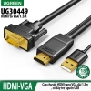 Cáp HDMI to VGA Ugreen 30.449 - Hỗ trợ 1.920x1.080P@60Hz, Giá chỉ 235.000₫ 9