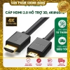 Cáp HDMI Ugreen 2.0 tốc độ cao 0.5-10m Cổng Mạ Vàng 4K - Giá 70.200đ, BH 18 tháng