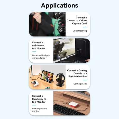 Cáp HDMI Vention Mini HDMI sang HDMI 4K 60Hz nam-nam, tương thích máy ảnh, Laptop, PS5, Switch - Giá chỉ 68.182₫