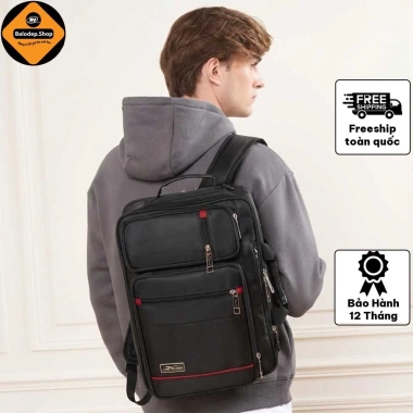 Cặp Học Sinh Đa Năng Xbags Pride 15.6 Inch Đựng Laptop Đen Cá Tính Giá 429k