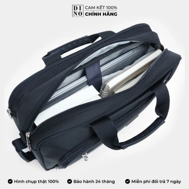 Cặp Học Sinh Trung Học KL205 Đen – Quai Balo, Đeo Vai, Xách Kim Long, Giá 429.000