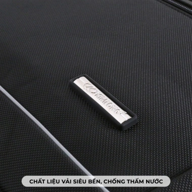 Cặp Học Sinh Trung Học KL205 Đen – Quai Balo, Đeo Vai, Xách Kim Long, Giá 429.000