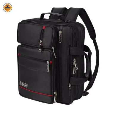 Cặp Học Sinh Xbags Pride XB 4.102 Đen - Chống Nước, Đựng Laptop 17 inch, 429k