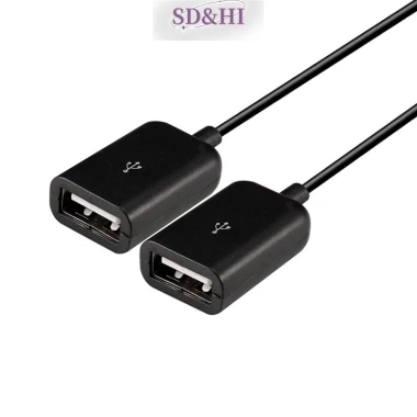 Cáp HUB kép Micro USB và Type C sang 2 cổng OTG - Bộ chia Y cho máy tính bảng Android, PC 2