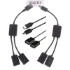 Cáp HUB kép Micro USB và Type C sang 2 cổng OTG - Bộ chia Y cho máy tính bảng Android, PC 6