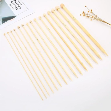 Cặp Kim Đan Len Gỗ 25cm Thẳng Thân Thiện Môi Trường - Nhiều Cỡ Giá 25.000 VNĐ 7