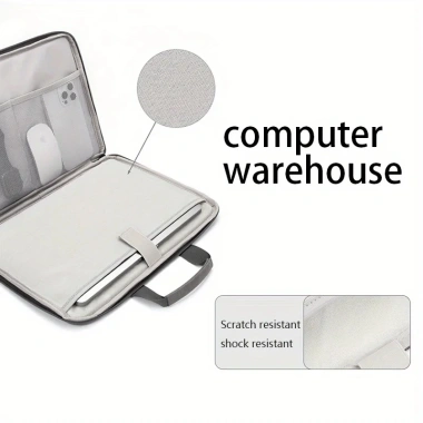 Cặp Laptop Da PU Sang Trọng Chống Sốc Chống Nước: Thích Học Sinh, Sinh Viên, Công Sở, Giá 350k