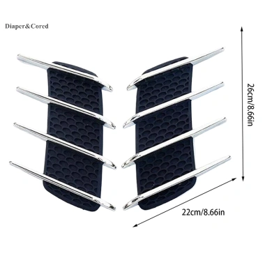 Cặp Lỗ Thông Hơi Tự Động Gills - Dán Hood Bonnet Trang Trí Xe, Mô Phỏng Ổ Cắm, Giá 150k 7