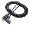 Cáp lò xo chuyển đổi góc phải 90° Mini HDMI sang HDMI Male cho PC - Giá ưu đãi 198.343₫