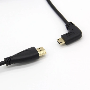 Cáp lò xo chuyển đổi góc phải 90° Mini HDMI sang HDMI Male cho PC - Giá ưu đãi 198.343₫