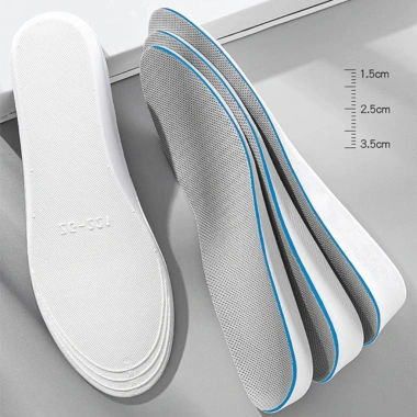 Cặp lót giày cao su tăng chiều cao 1.5-3.5cm, khử mùi, thoáng khí, chống hôi chân - giảm giá 28,420₫ 5