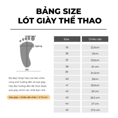 Cặp lót giày cao su tăng chiều cao 1.5-3.5cm, khử mùi, thoáng khí, chống hôi chân - giảm giá 28,420₫ 9