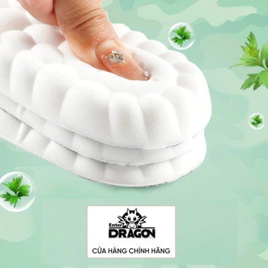 Cặp lót giày Enter Dragon 11 điểm chạm, cao su non 4D, thoáng khí - Giá 50.000 5