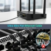 Cáp mạng RJ45 Cat6 1.000Mbps Phẳng Siêu Mỏng 32AWG Đồng Nguyên Chất Đen 1-5m Zoerax Giá 54.999 VND 3