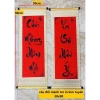 Cặp mành tre câu đối đỏ Thư Pháp - Trang trí Tết, giảm giá 180.000