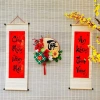 Cặp mành tre câu đối đỏ Thư Pháp - Trang trí Tết, giảm giá 180.000 2
