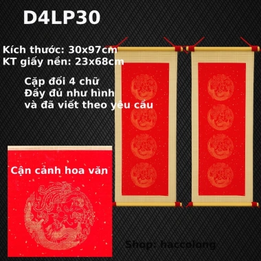 Cặp mành tre thư pháp trang trí Tết - Quà tặng ý nghĩa, lâu bền, giá 155.000đ