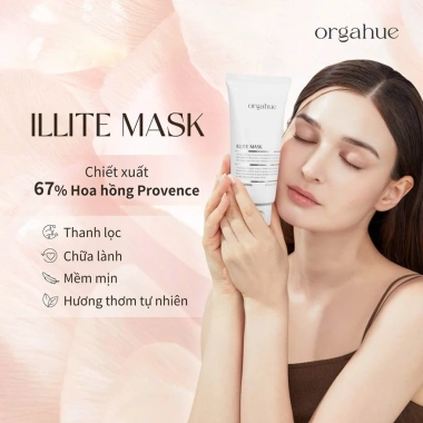 Cặp Mặt Nạ Khoáng Chất Illite Mask Orgahue 100ml - Sủi Bọt, Giá Ưu Đãi 1.2 Triệu 2