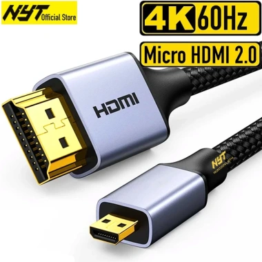Cáp Micro HDMI ra HDMI NYT M2H101 12T cao cấp - Đổi mới, giá chỉ 69.000₫