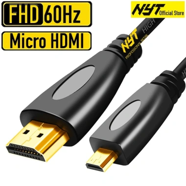 Cáp Micro HDMI ra HDMI NYT M2H101 12T cao cấp - Đổi mới, giá chỉ 69.000₫ 9 Cáp Micro HDMI ra HDMI NYT M2H101 12T cao cấp - Đổi mới, giá chỉ 69.000₫ 9